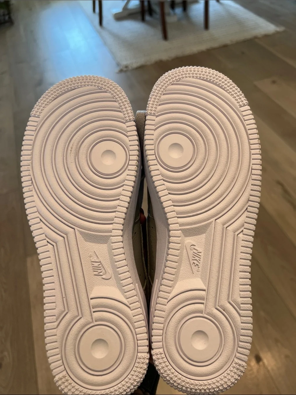 Women’s Nike Air Force 1  in Grey with White Sole